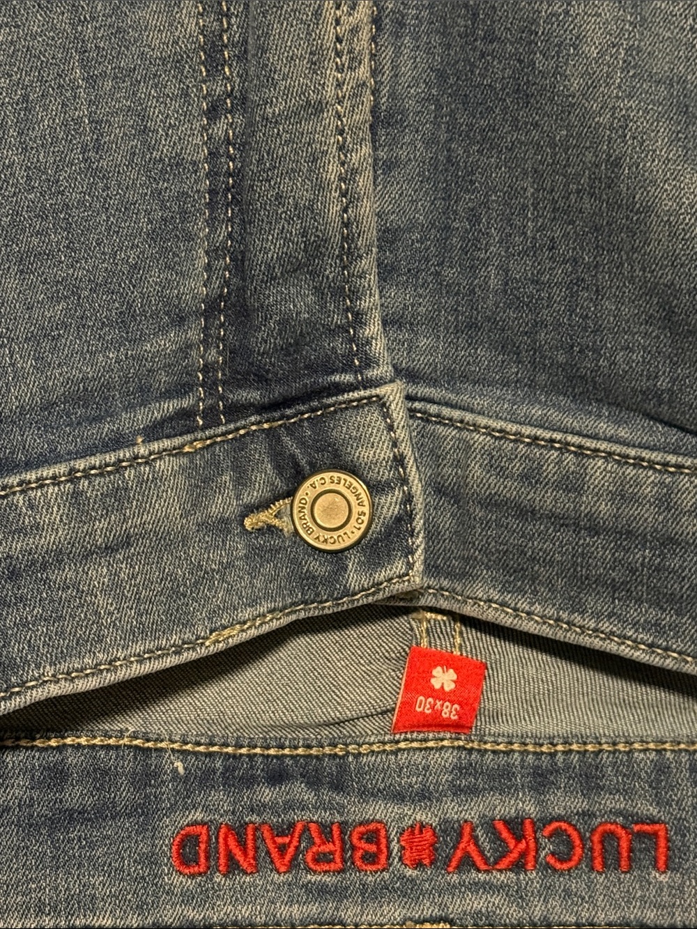 Lucky Brand Blue Denim Jeans 38 x 30